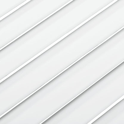 Ante a Lamelle 4 pz Bianche 39,5x49,4 cm in Legno di Pino