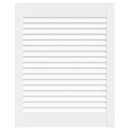 Anta a Lamelle Bianca 61,5x49,4 cm in Legno di Pino
