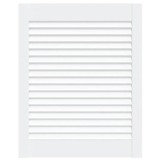 Anta a Lamelle Bianca 61,5x49,4 cm in Legno di Pino