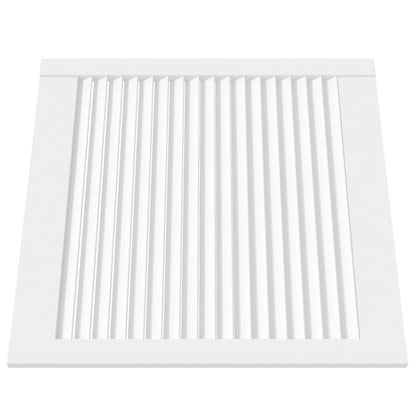 Ante a Lamelle Bianche 2 pz Bianche 61,5x59,4 cm Legno di Pino