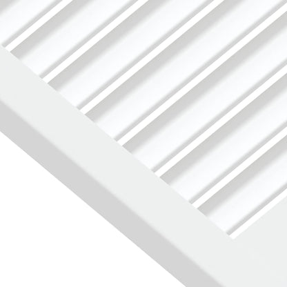 Ante a Lamelle Bianche 2 pz Bianche 61,5x59,4 cm Legno di Pino