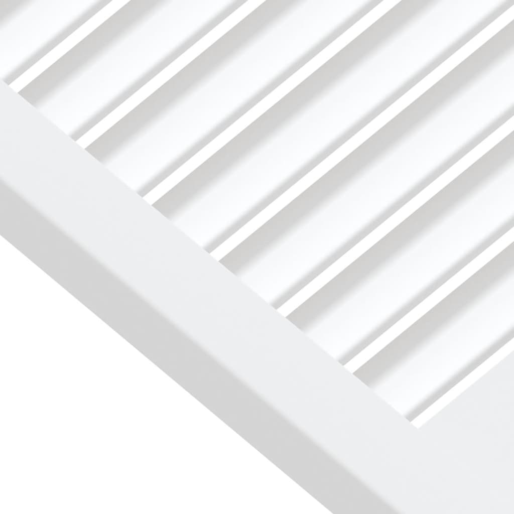 Ante a Lamelle 4 pz Bianche 61,5x59,4 cm in Legno di Pino