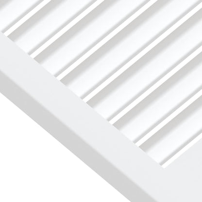 Ante a Lamelle 4 pz Bianche 61,5x59,4 cm in Legno di Pino