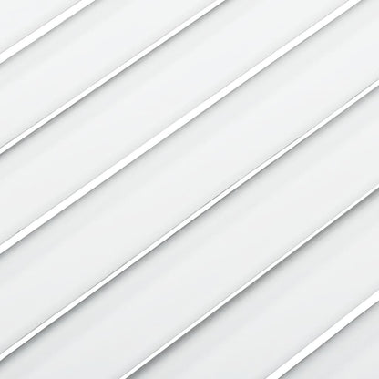 Ante a Lamelle 4 pz Bianche 61,5x59,4 cm in Legno di Pino