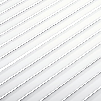 Ante a Lamelle 2 pz Bianche 69x49,4 cm in Legno di Pino
