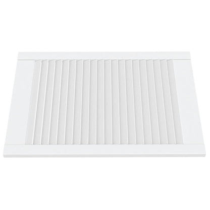Ante a Lamelle 4 pz Bianche 69x49,4 cm in Legno di Pino