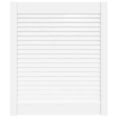Anta a Lamelle Bianca 69x59,4 cm in Legno di Pino