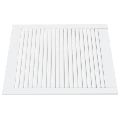 Anta a Lamelle Bianca 69x59,4 cm in Legno di Pino
