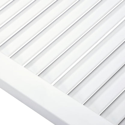 Anta a Lamelle Bianca 69x59,4 cm in Legno di Pino