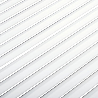 Ante a Lamelle 2 pz Bianche 99,3x39,4 cm in Legno di Pino
