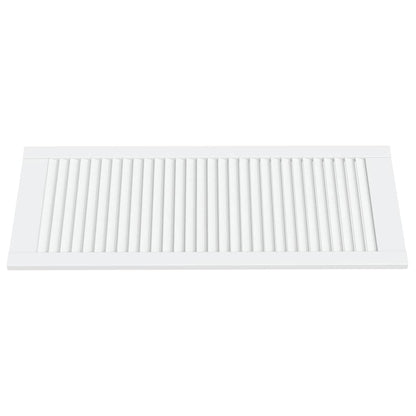 Ante a Lamelle 4 pz Bianche 99,3x39,4 cm in Legno di Pino
