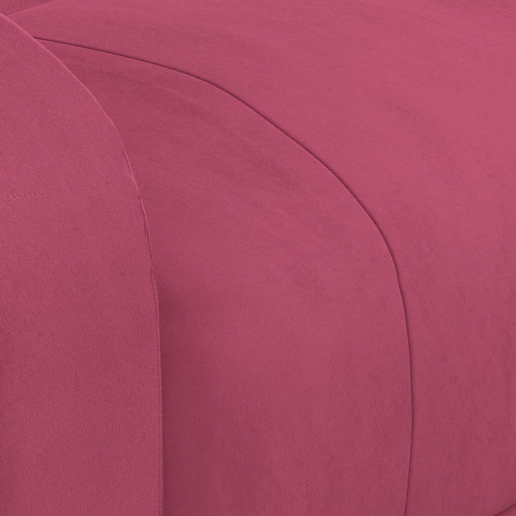 Poltrona Elettrica Reclinabile Rosso Vino in Tessuto