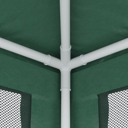Tenda per Feste con 4 Pareti Laterali in Rete Verde 2x2 m HDPE