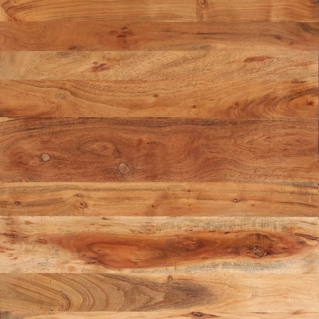 Comodini 2pz 40x33x46 cm in Legno Massello di Acacia