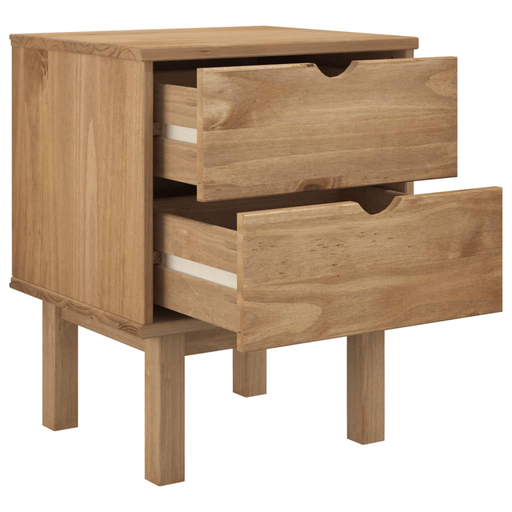 Comodino OTTA 45x39x57 cm in Legno Massello di Pino