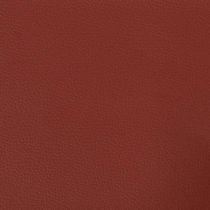 Cuscini Decorativi 2pz Rosso Vino 40x40 cm in Similpelle