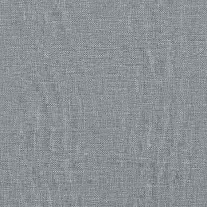 Cuscini Decorativi 2pz Grigio Chiaro Ø15x50 cm in Tessuto
