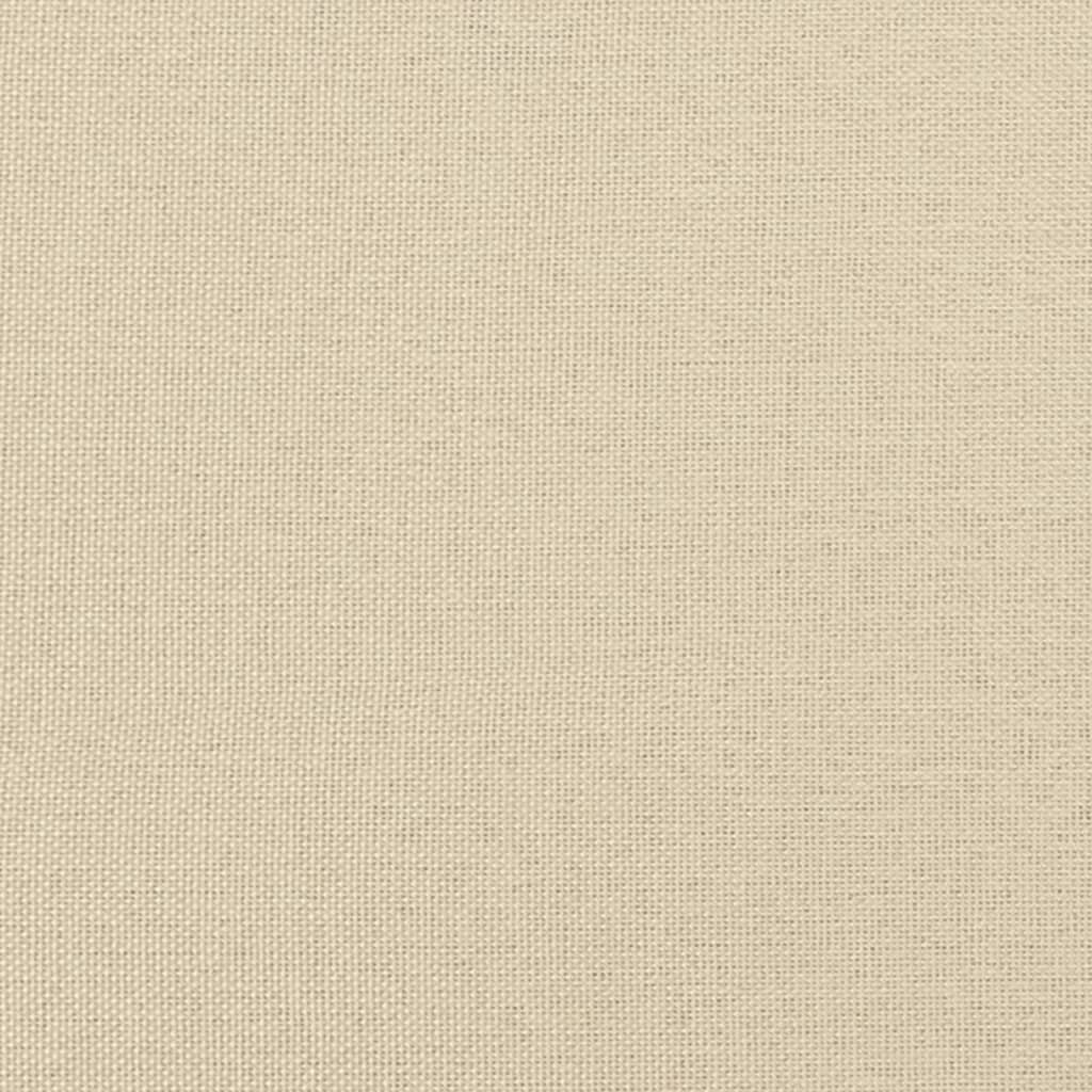 Cuscini Decorativi 2 pz Crema Ø15x50 cm in Tessuto
