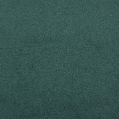 Cuscini Decorativi 2 pz Verde Scuro Ø15x50 cm in Velluto