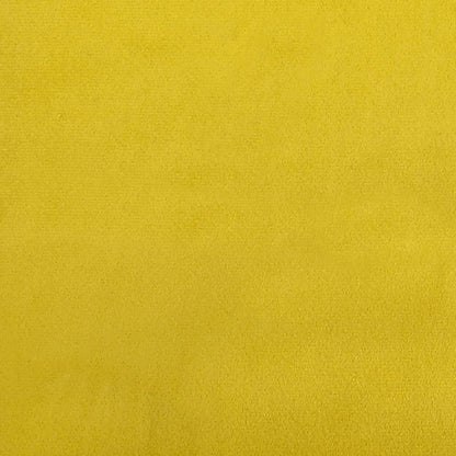 Cuscini Decorativi 2 pz Giallo Ø15x50 cm in Velluto