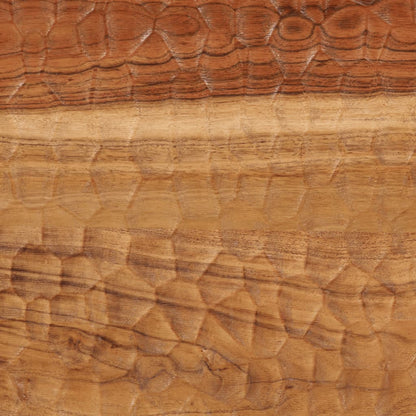 Comodini 2pz 40x33x46 cm in Legno Massello di Acacia