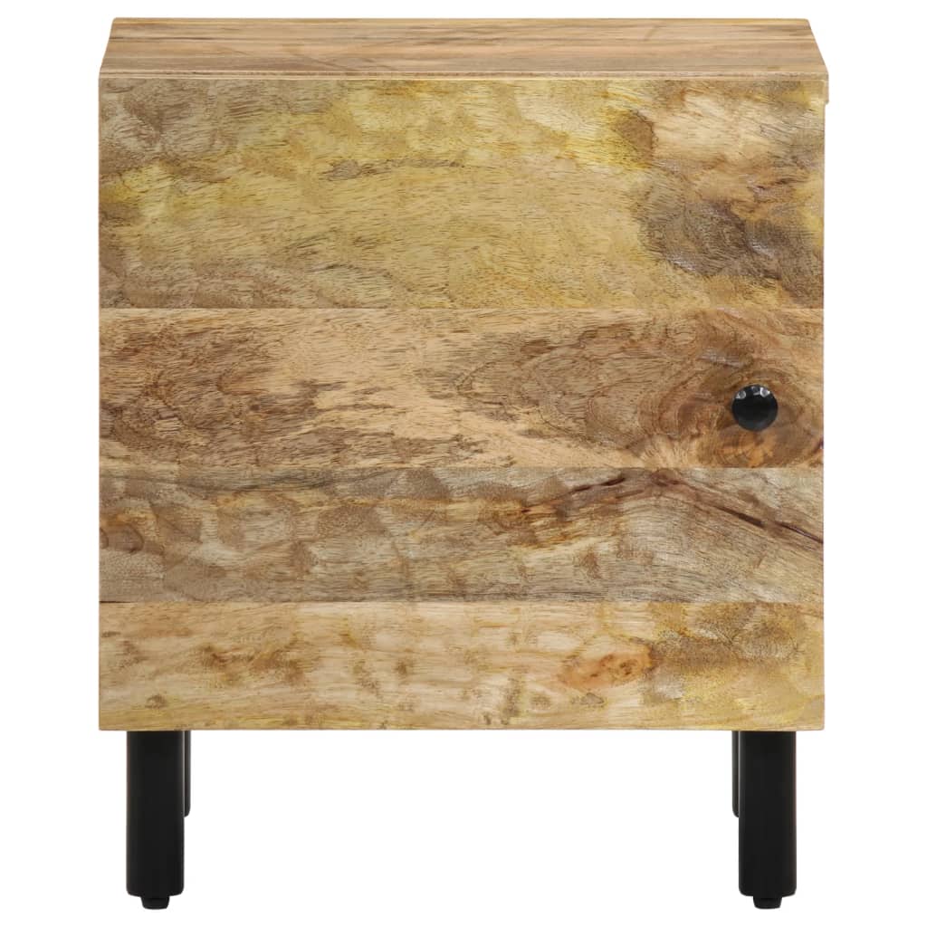 Comodino 40x33x46 cm in Legno Massello di Mango