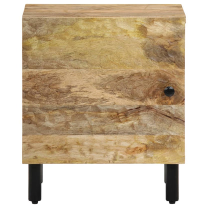 Comodino 40x33x46 cm in Legno Massello di Mango