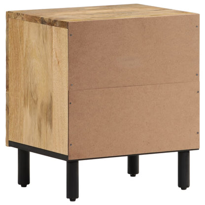 Comodino 40x33x46 cm in Legno Massello di Mango