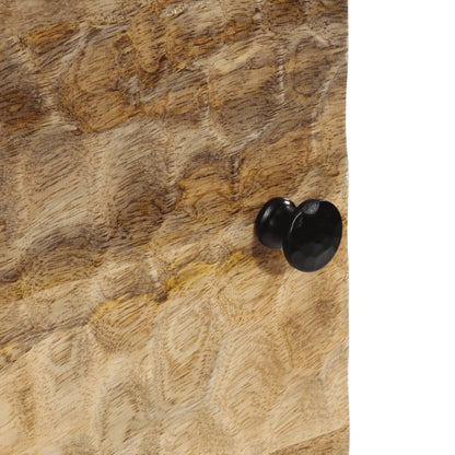 Comodino 40x33x46 cm in Legno Massello di Mango