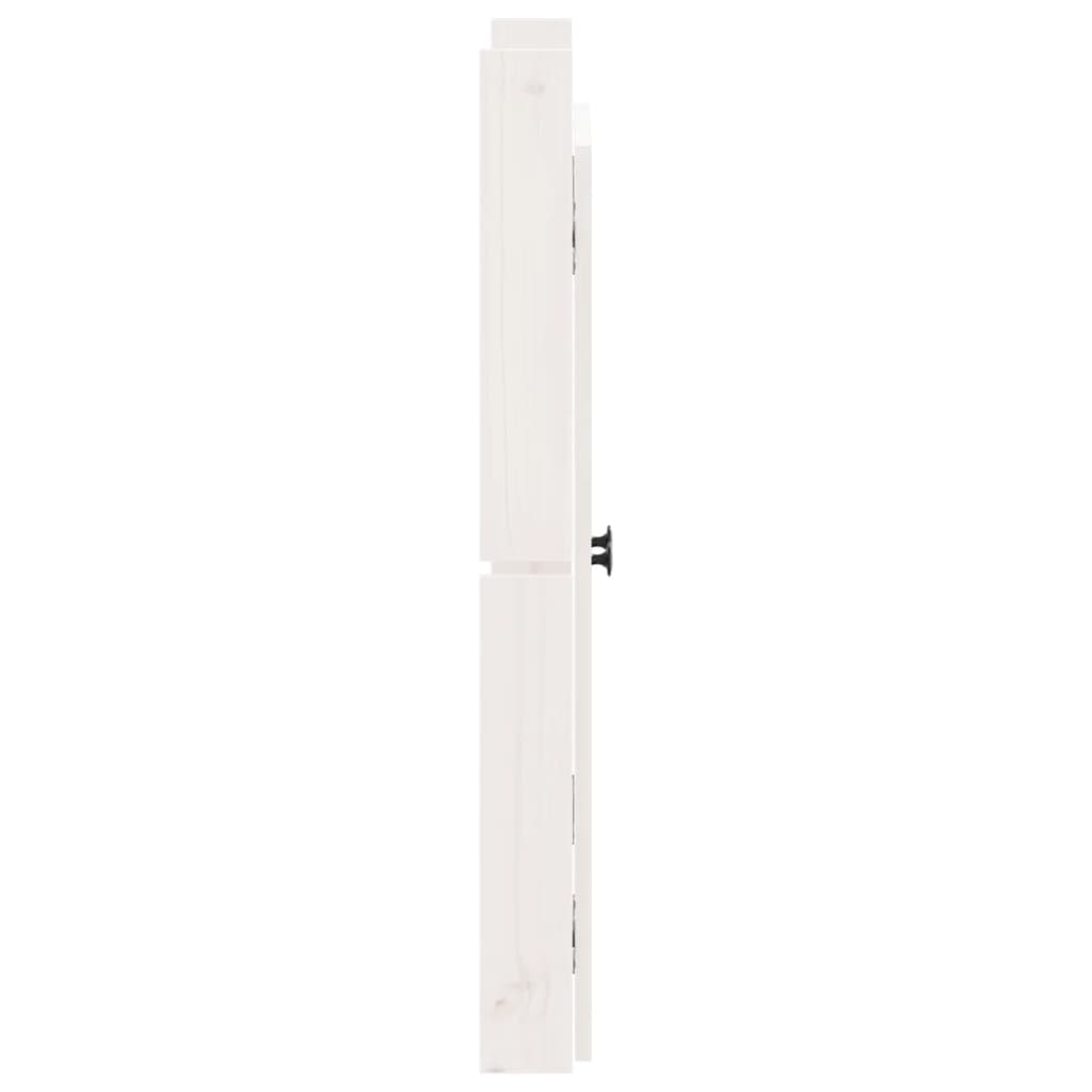 Ante da Cucina da Esterno Bianche 50x9x82 cm Legno Massello di Pino