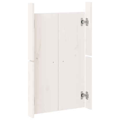 Ante da Cucina da Esterno Bianche 50x9x82 cm Legno Massello di Pino