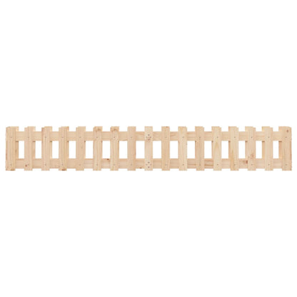 Fioriera Rialzata Giardino a Recinzione 200x30x30cm Legno Pino