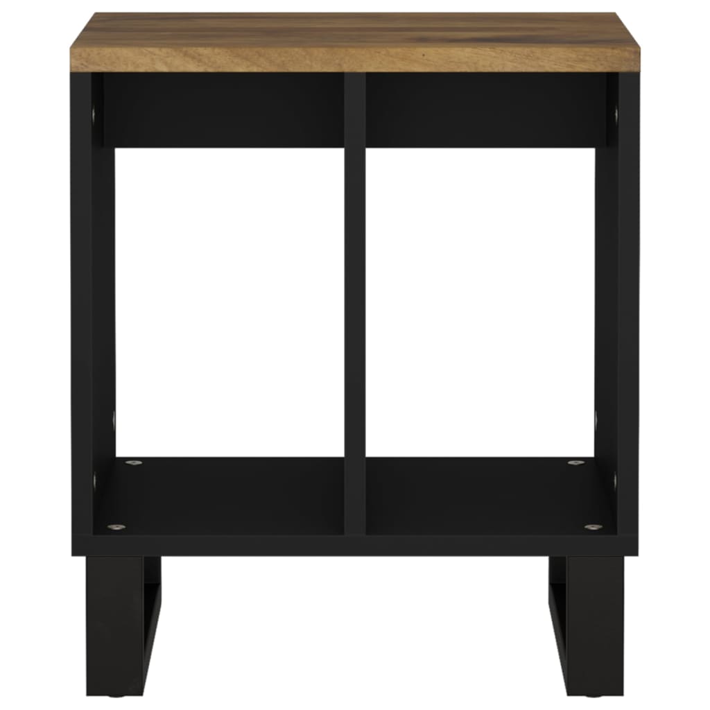 Tavolino 40x31x46 cm Legno Massello Mango e Legno Multistrato
