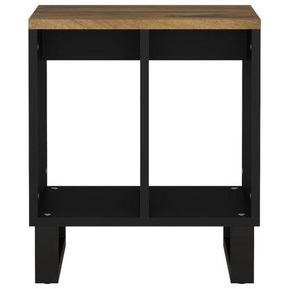 Tavolino 40x31x46 cm Legno Massello Mango e Legno Multistrato