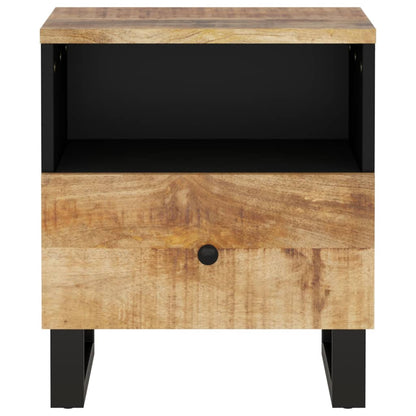 Comodino in Legno Massello di Mango e Legno Multistrato