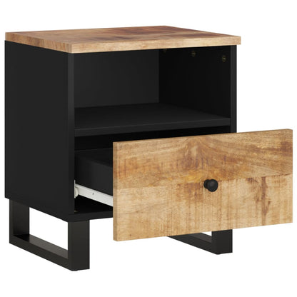 Comodino in Legno Massello di Mango e Legno Multistrato
