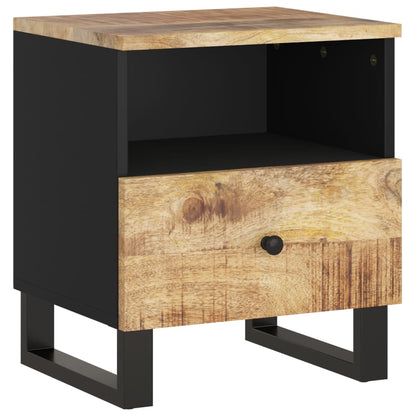 Comodino in Legno Massello di Mango e Legno Multistrato