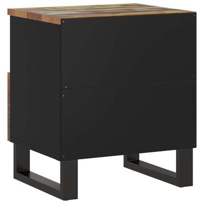 Comodini 2pz in Legno Massello di Recupero e Legno Multistrato