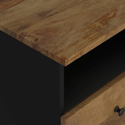 Comodino in Legno Massello di Mango e Legno Multistrato