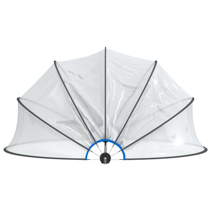 Cupola per Piscina Rotonda 376x188 cm PVC