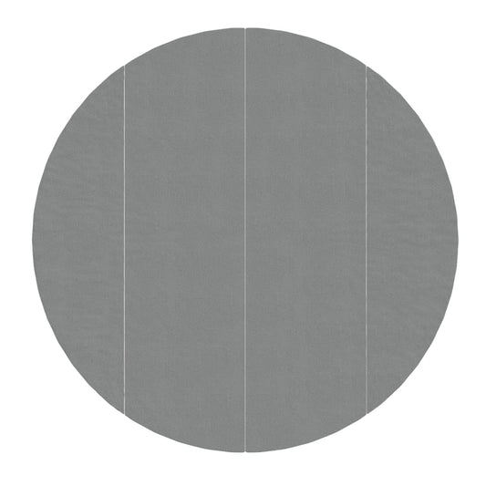 Telo Sotto Piscina Grigio Chiaro Ø458 cm Geotessile Poliestere