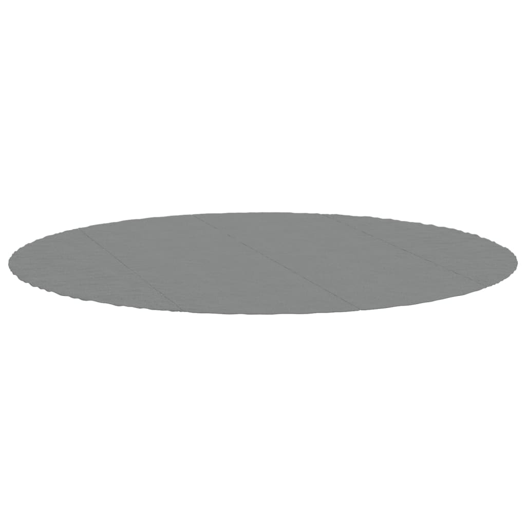 Telo Sotto Piscina Grigio Chiaro Ø458 cm Geotessile Poliestere
