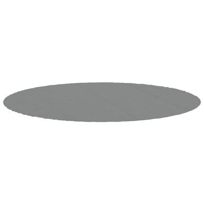 Telo Sotto Piscina Grigio Chiaro Ø458 cm Geotessile Poliestere