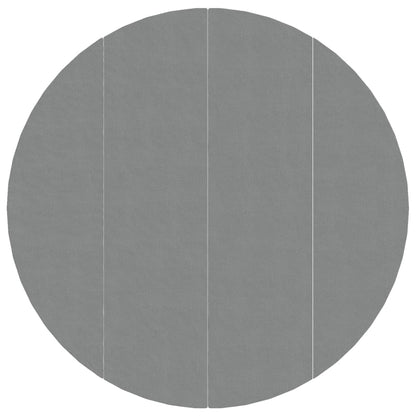 Telo Sotto Piscina Grigio Chiaro Ø500 cm Geotessile Poliestere