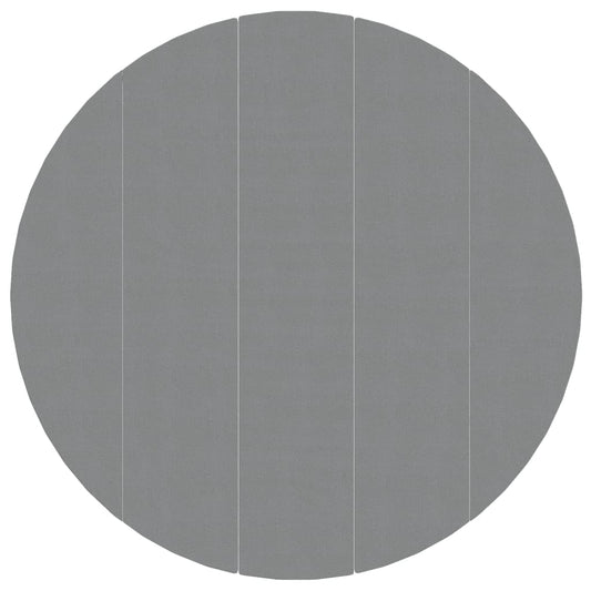 Telo Sotto Piscina Grigio Chiaro Ø550 cm Geotessile Poliestere