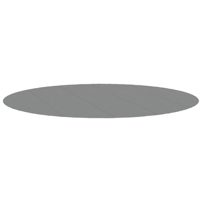 Telo Sotto Piscina Grigio Chiaro Ø550 cm Geotessile Poliestere
