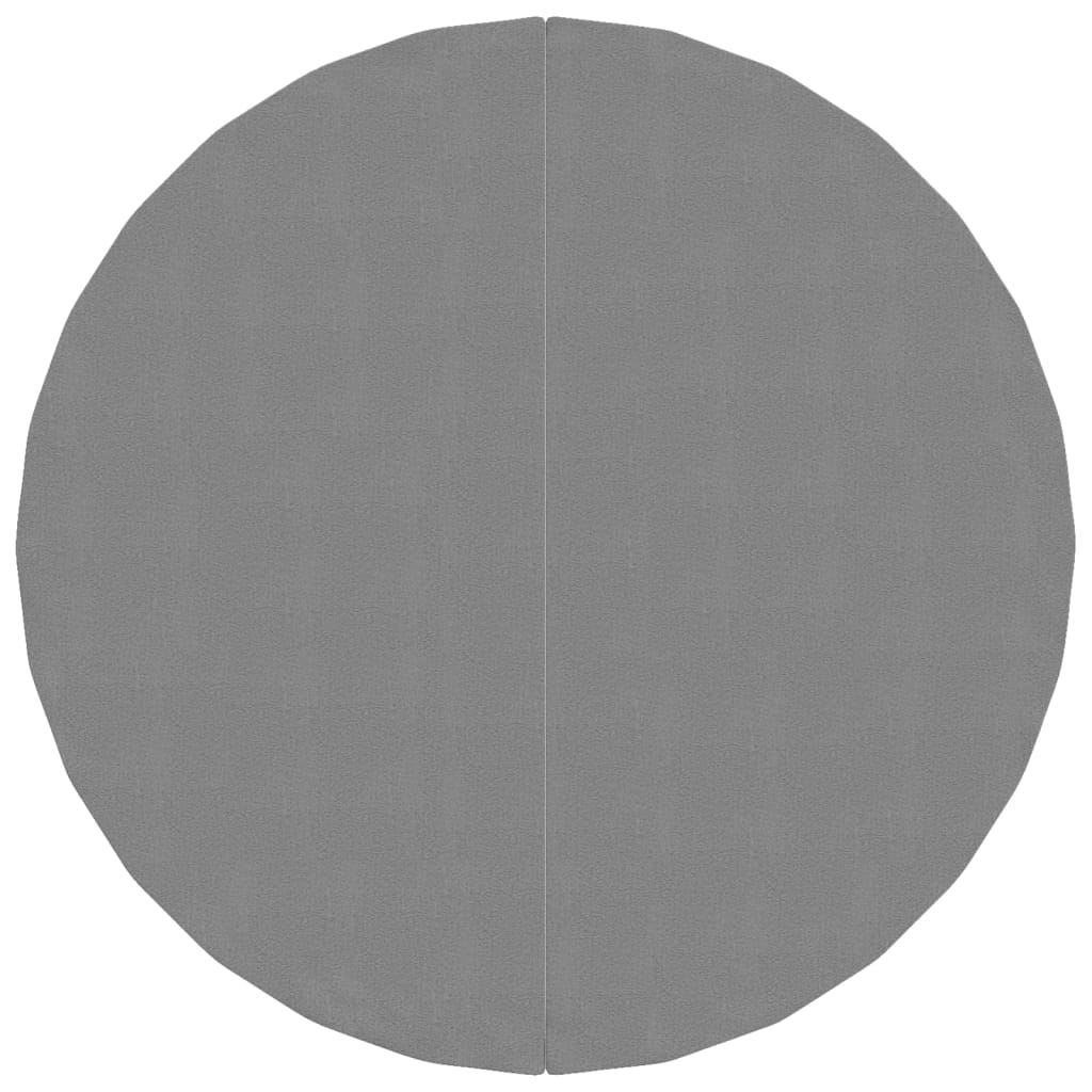 Telo Sotto Piscina Grigio Chiaro Ø244 cm Geotessile Poliestere