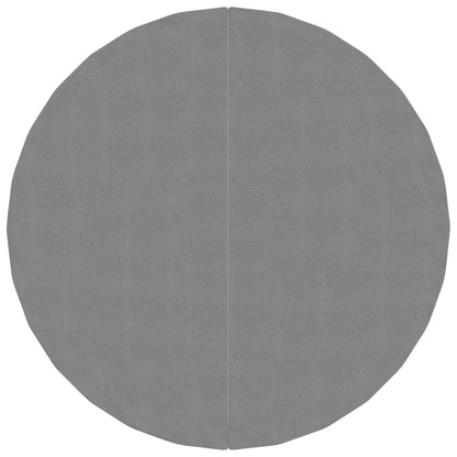 Telo Sotto Piscina Grigio Chiaro Ø244 cm Geotessile Poliestere