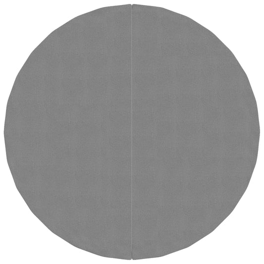 Telo Sotto Piscina Grigio Chiaro Ø244 cm Geotessile Poliestere