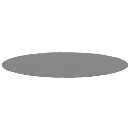 Telo Sotto Piscina Grigio Chiaro Ø244 cm Geotessile Poliestere